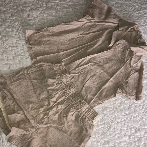 Pants - Linen short Set